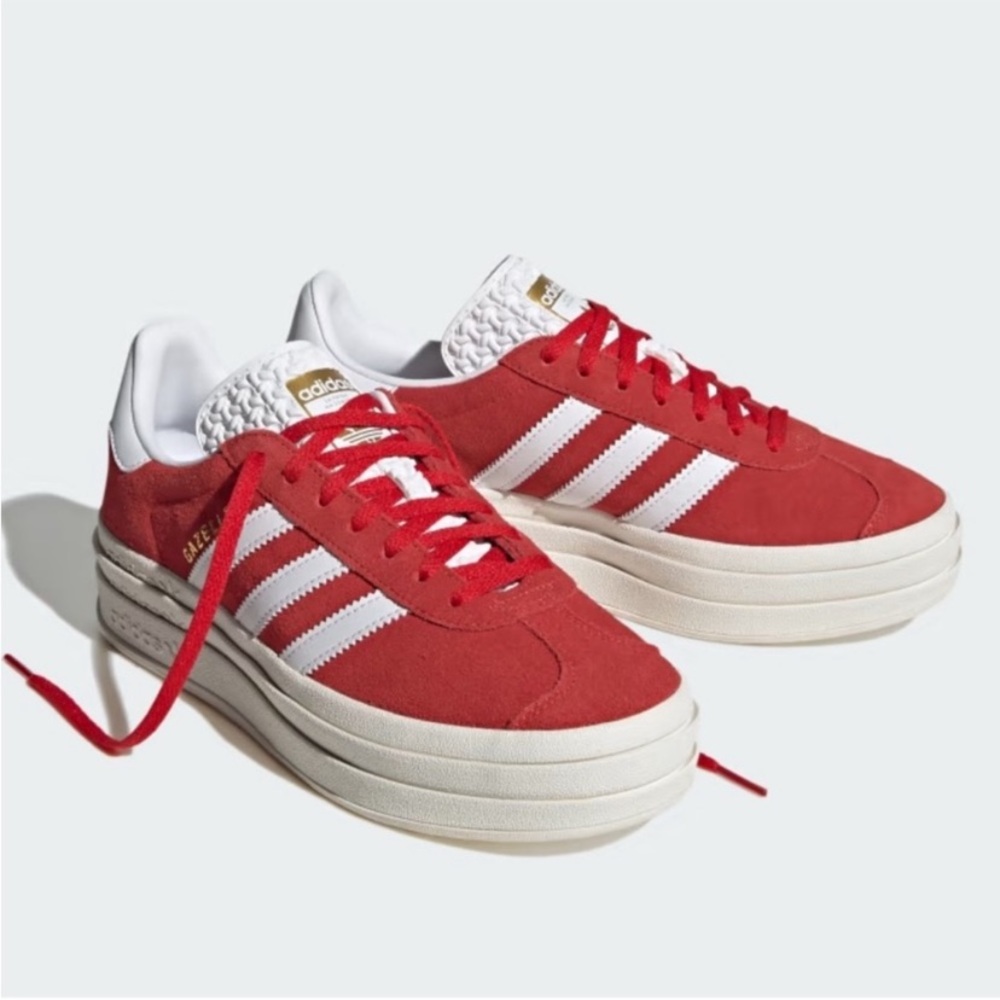 adidas Gazelle Bold Red Cloud White